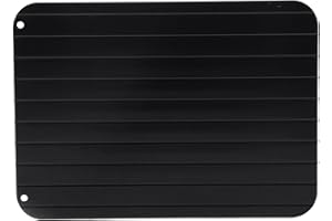 Gegong Bandeja de Aluminio para descongelar Carne y Comida rápida, de Metal, Ideal para el hogar y la Cocina.