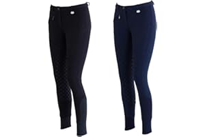 ‎LAZURA Lazura - Reithose Silikon Vollbesatz Comfort Hose für Damen, Kinder und Mädchen zum Reiten