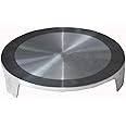 Bright Metal Aluminium Polpat-Akhand (One Piece) (Extra Large 10.5 inch) Roti Platform Rolling Board Roti/Chapati Maker (26cm x 26cm x 5cm ht.), Silver, X-Large