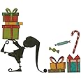 Sizzix Thinlits Die Set 664192, Santa’s Helper, Elf, Presents, Candy Cane, Sweets by Tim Holtz, 11 Pack, Multi Colour, One Size, Paper
