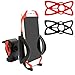 Produktbild Bike phone Mount Fahrrad Handy Halterung Universal Wiege Healthmmo Kelenpro Klemme verstellbar Fahrrad Motorrad Halter mit Schutt Strap für Smart Phone GPS