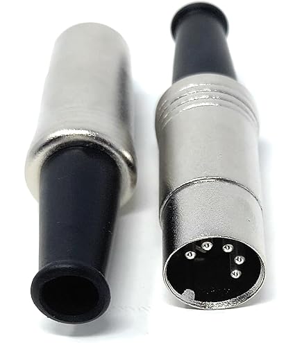 Network Numeron Spina MIDI Rean NYS322 5 Pin Maschio - Corpo Nichel, Contatti Argento, Per Cavi Audio Connettore Audio MIDI - Foto 7