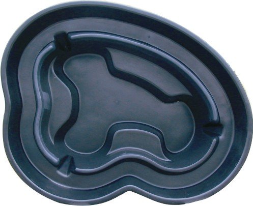 Preisvergleich Produktbild GFK Teichschale Einfelder See in schwarz