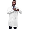 Adar Universal Stretch Unisex Lab Coat - 36" Snap Front Lab Coat