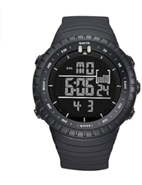 BesWLZ Herrenuhren Sport Digitale Armbanduhren Backlight Outdoor Military Sportuhren Herren Schwarz