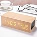 Produktbild Demiawaking Bluetoot Holz Lautsprecher ruft Stereo Subwoofer Sound Control Uhr