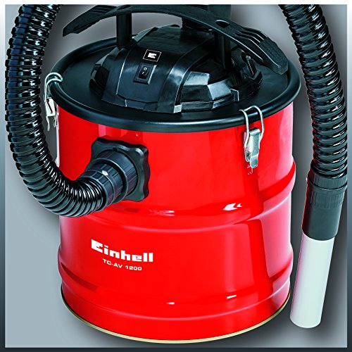 Einhell Aschesauger TC-AV 1200 (1200 W, Behältervolumen 18 L, Aluminium Saugrohr, Metallverstärker Schlauch) - 5