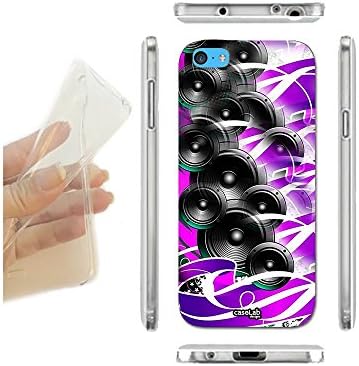 SLIM CASE COVER CASSE MUSICALI FOR IPHONE 5C TPU