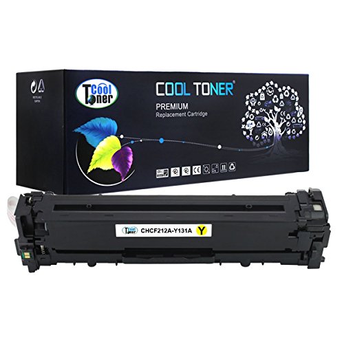Cool Toner kompatibel toner CF212A(131A) für HP LaserJet Pro 200 color M251n M251nw, MFP M276n M276nw , Gelb 1800 Seiten