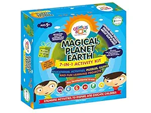 Genius Box - Play some Learning Magical Planet Earth Educational Toys (Paper,Multicolour) (PLAK0017)