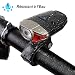 Produktbild Yakamoz USB LED wiederaufladbar Lampe vor Fahrrad Bike Light Wasserdicht Zyklus Torch 3 Modi 1200 mAh vor Leuchtturm Fahrrad Helm Taschenlampe für Radfahren