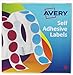 Avery 24-615 Self Adhesive Round Label Dispenser (8 mm Dia, 1400 Stickers) - Red