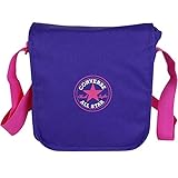 Einsteckfack mit Klettverschluss auf der Rückseite, Überschlag mit Klettverschluss und coolem Converse Logo-Print