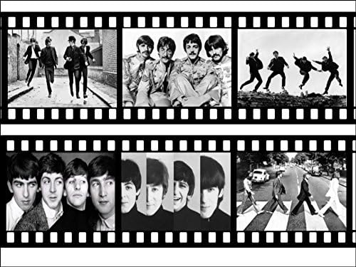Beatles Film Roll A4 Icing Sheet Edible Cake Topper/Cake Border