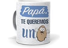 mundohuevo: Regalo Día del Padre - Taza Papá, Te Queremos un Huevo (Regala Alegría)