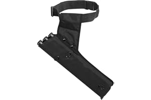 LIXADA Lixa-da Bogenschießköcher Tragbarer Bogenschießköcher 3-Röhren Pfeilköcher Pfeilhalter für Rücken oder Taille,Verstellbarer Schultergurt