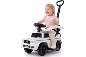 SUN BABY Mercedes G Barnbil med Tryckstång från 1 År