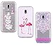Produktbild Samsung Galaxy J5 2017 Hülle Silikon, LuckyW 3X TPU Einhorn Flamingo Indian Sun Hülle für Samsung Galaxy J5 (2017) SM-J530F (European Version) Soft Silikon Glitter Tasche Transparent Clear Klar Durchsichtig Ultra Slim Thin Dünne Schutzhülle Weiche Flexibel Kratzfeste Scratch-Resistant Stoßfest Shockproof Etui Bumper Case