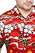 CLUB CUBANA Men's Polyester Slim Fit Classic Short Sleeve Floral Hawaiian Shirt...
