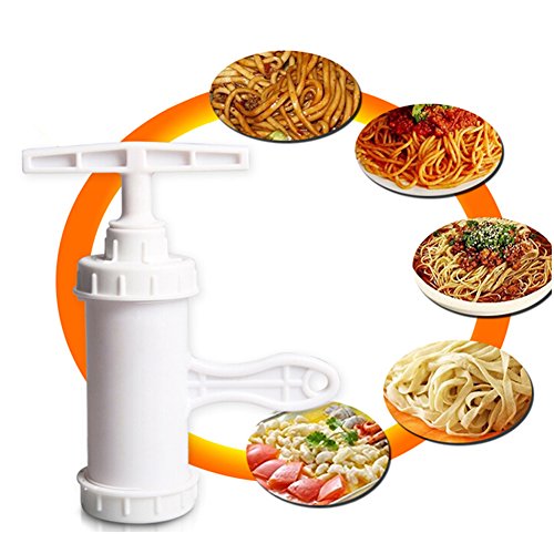 Zsl Pasta Presse Nudelmaschine Spaghettieispresse Fruchtpresse Manuell mit 4 Nudelform - 8