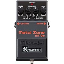 BOSS Mt-2W Metal Zone Waza Craft, Standard And Custom Mode And
