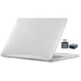 McStorey MacBook Pro 14.2 İn&ccedil; Kılıf A2442 A2779 A2918 A2992 A3112 A3401 A3185 A3434 A3426 A3427 Uyumlu Simli Kristal Parlak Ş