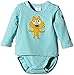 Polarn O. Pyret Unisex Baby Bromton Animal Print Bodysuit, Turquoise (Aruba), 2-4 Months