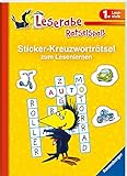 Sticker-Kreuzworträtsel zum Lesenlernen (1. Lesestufe) (Leserabe - Rätselspaß) by 