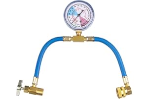 CIHELY Car Air Conditioning Recharge Hose 350PSI R134a AC with Manifold Gauges