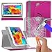 Price comparison product image N4U Online® - Pink Glass Protector & Rotating PU Leather Case For Asus ZenPad 10" Tablet