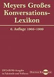 Meyers Gro�es Konversationslexikon, 1 DVD-ROM F�r MS Windows 95/98/ME/NT/2000/XP oder MacOS 10.2. Faksimile und Volltext - 