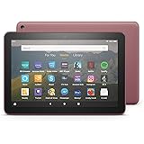 Fire HD 8 Tablet, 8" HD display, 32 GB, Plum - with Ads, designed for portable entertainment