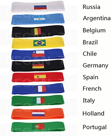KOONARD Teenage Boy Gifts, 2018 Russia World Cup football fan Headband Soccer Scarf football Accessories Portugal National Team Fag Banner