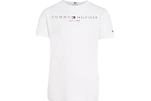 Tommy Hilfiger T-Shirt Essential S/S Maglietta Unisex-Bambini e Ragazzi