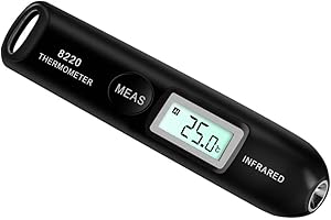 LEXIANG Termómetro infrarrojo para cocinar Alimentos Mini portátil Digital electrónico de Mano portátil Temperatura de Bolsillo termómetro de Pluma