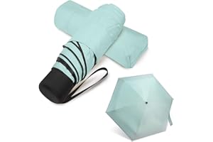 Shinok Mini Travel Umbrella Lightweight Small Compact Women Umbrellas for Sun Rain