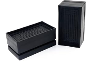 YITEXIN Pack of 2 Bed Risers, Furniture Risers, Rectangular Heavy Duty Bed Lifts Raisers, Couch Risers, Table Risers for Desk, Chair, Sofa, Fridge, 4.7cm/1.9in Height