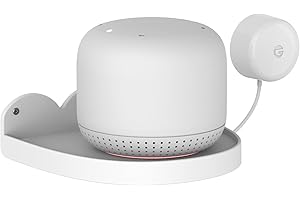 Baaletc Soporte de pared universal para Google Home Mini, Google WiFi, cámara, Sonos, soporte para cámara de vigilancia, organizador de cables
