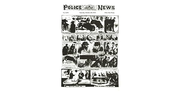 ANTIQUE VICTORIAN POLICE NEWS NEWSPAPER JACK THE RIPPER 5 A3  POSTER REPRINT