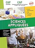 Sciences appliquées - CAP Cuisine et CAP Commercialisation et Services en HRC