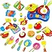 Produktbild Cido 60pcs pädagogisches vorgeben Küchenspielzeug Küchenartikel Set Plastik Kochen Cookies Töpfe Gerichte Essen Kinder Geschenk