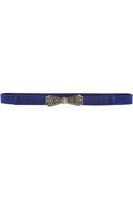 Damen-Stretchgürtel – Elastisch, 5,5 Cm Breit, Mit Flacher Schnalle, In 4 Farben (Größe 68–100 Cm)