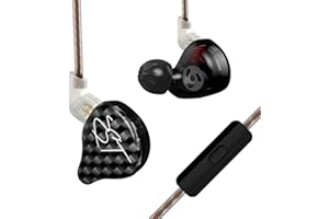 keephifi in Ear Monitor KZ ZST Écouteurs filaires 1BA+4DD HiFi IEM avec Suppression du Bruit, Basses Riches, écouteurs stéréo Confortables avec câble Amovible pour audiophiles
