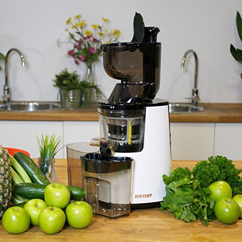 BioChef Atlas Whole Slow Juicer – Für ganze Früchte / Entsafter / 250W / mit dualem breitem Einfüllsystem und lebenslanger Garantie auf den Motor - 6