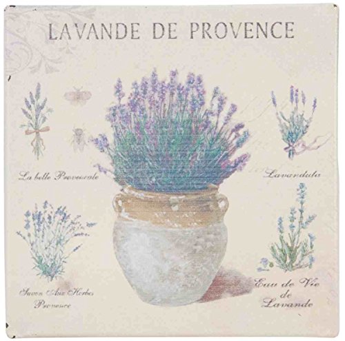 Clayre & Eef 60668LA Magnet Lavande de Provence 6er Set ca. 10 x 10 cm