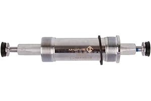 M-WAVE Fat Bike Bottom Bracket, for 100 Mm BB Housing, L1: 159.5 Mm, L2 25.5 + Spacer 2.5 Mm, Compatible To Shimano Tool, JIS, Sealed Industrial Bearings, Box