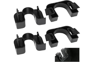 DOKRIN Clips de estilización para automóviles,4 piezas para soporte de clip de tapa de maletero trasero de Ford Focus Mondeo Fiesta C-max
