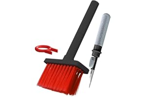 ‎BLOOOK BLOOOK Reinigungsbürste für Tastatur,5 in 1 Keyboard Cleaning Brush Kit,Multifunction Earphones Cleaner mit Tastenkappe Abzieher,für Gaming Mechanische Tastatur Airpods 2/pro Earbuds…