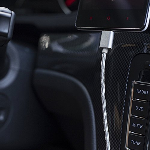 Magnetische Lightning auf USB Kabel  Lively Life 2 Kable   1 Magnetischer Blitzkopf Nylon Geflochten Ladekabel mit LED-Anzeige f  r iPhone  iPad Air  