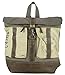 Produktbild Sunsa Damen Herren Vintage Tasche Rucksack Schultertasche aus Canvas / Segeltuch mit Leder